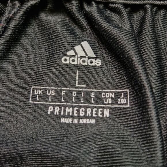 Adidas Primegreen Soccer Pants Men’s Large Black Gray Ankle Zip Athletic Track - Picture 3 of 6